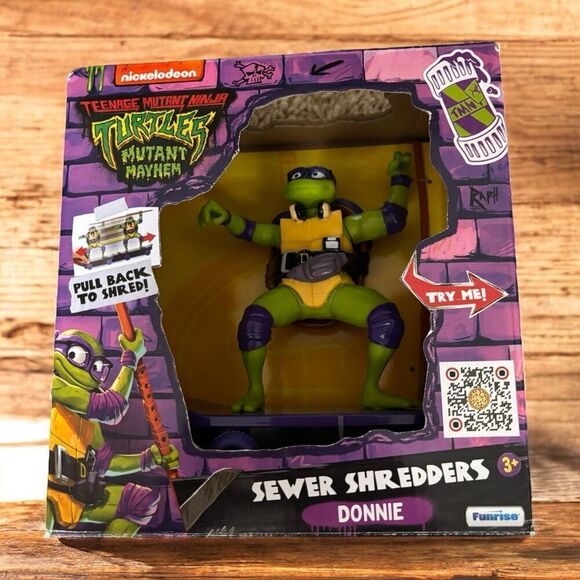 Teenage Mutant Ninja Turtles Mutant Mayhem Sewer Shredders Donnie Nickelodeon - Picture 1 of 6